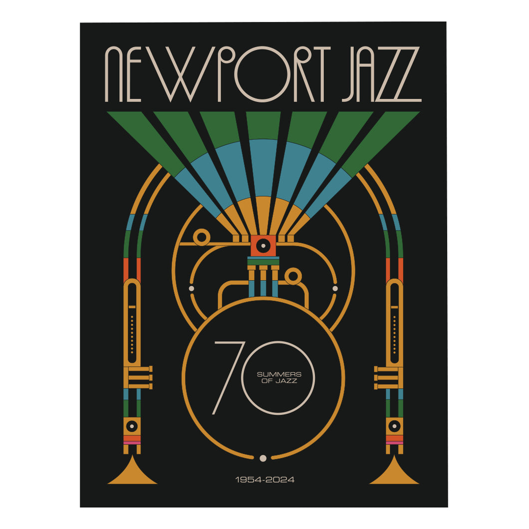 Newport Jazz 70th Anniversary Commemorative Poster