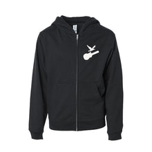 Load image into Gallery viewer, Newport Folk Gull Guitar Zip Hoodie
