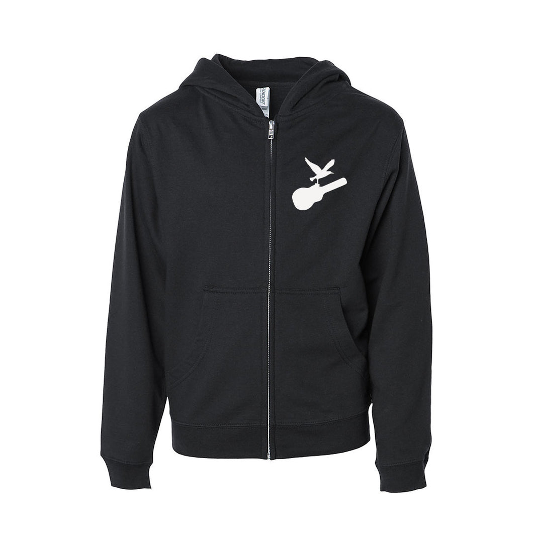 トリプルエフポスタルサービス FFF POSTAL SERVICE  25AW  Reverse RH Zip Hoodie リバースジップパーカー メンズ L Newport Folk Gull Guitar Zip Hoodie – Newport Festivals