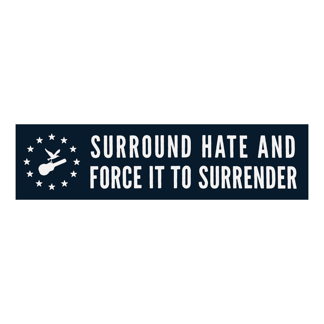 Newport Folk Surround Hate Bumper Sticker